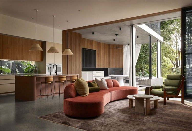 Modern home interior after remodeling in 2025 style